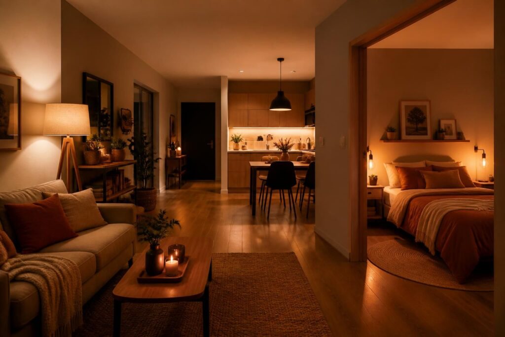 découvrez comment créer une lumière chaleureuse dans chaque pièce de votre intérieur grâce à nos conseils d'éclairage d'intérieur pour une ambiance conviviale et accueillante.